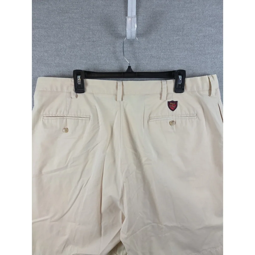 Polo Ralph Lauren Classic Chino‎ Golf Shorts Mens 40 Vintage Crest Logo Y2K